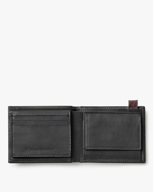 Van Bommel Wallet Fat Zwart