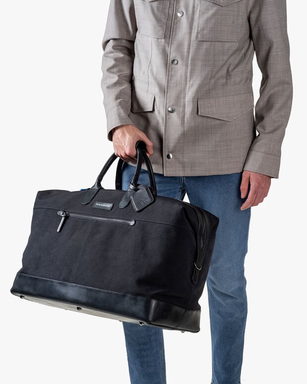 van bommel Weekender textiel zwart Zwart