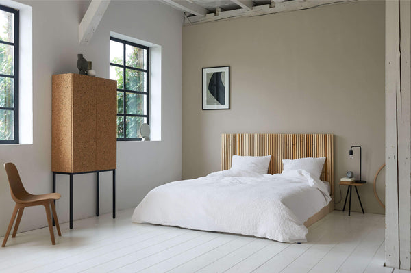 van morgen Dekbedovertrek Percal Wafel Katoen Wit