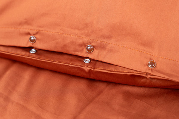 van morgen Kussensloop - Katoen Satijn Terra Cotta