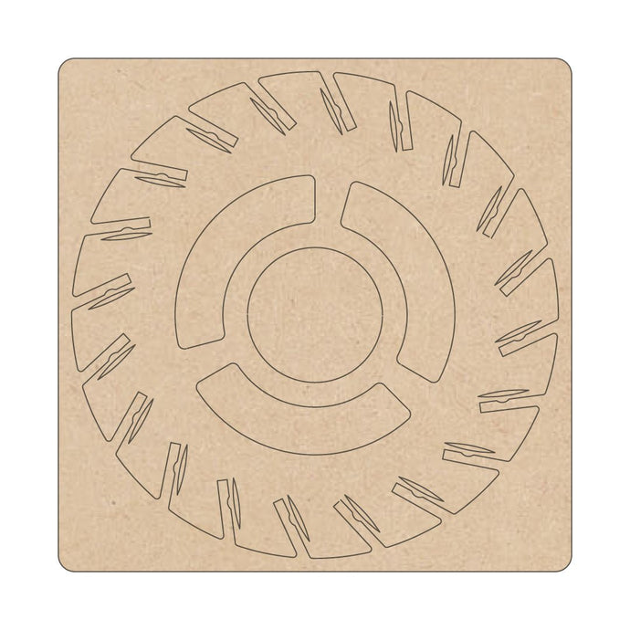 van tjalle en jasper MDF Fitting-ring voor: Spot-nik Nikolamp Tesla en Granny Smith Aged Pink