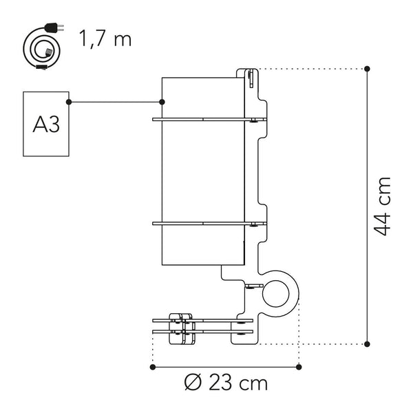 Van Tjalle En Jasper A(3) Tafellamp Naturel