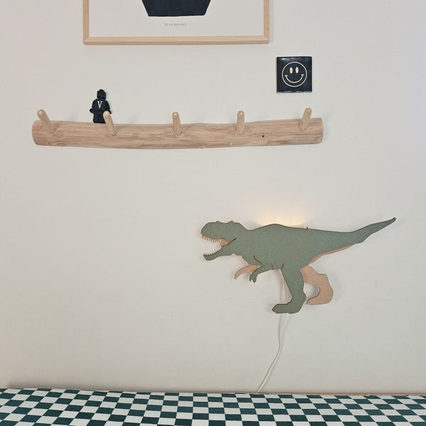 Van Tjalle En Jasper Dino Wandlamp T-rex