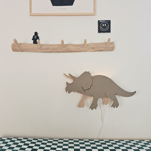 Van Tjalle En Jasper Dino Wandlamp Triceratops