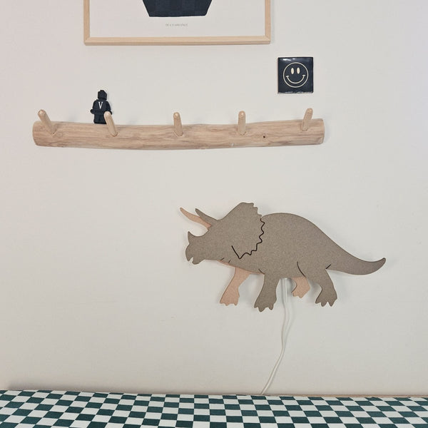 Van Tjalle En Jasper Dino Wandlamp Triceratops