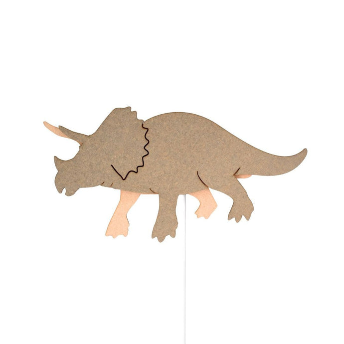 van tjalle en jasper Dino wandlamp Triceratops