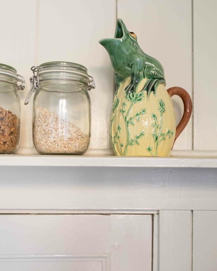 van verre Bordallo waterkan Sir croaks a lot kikker