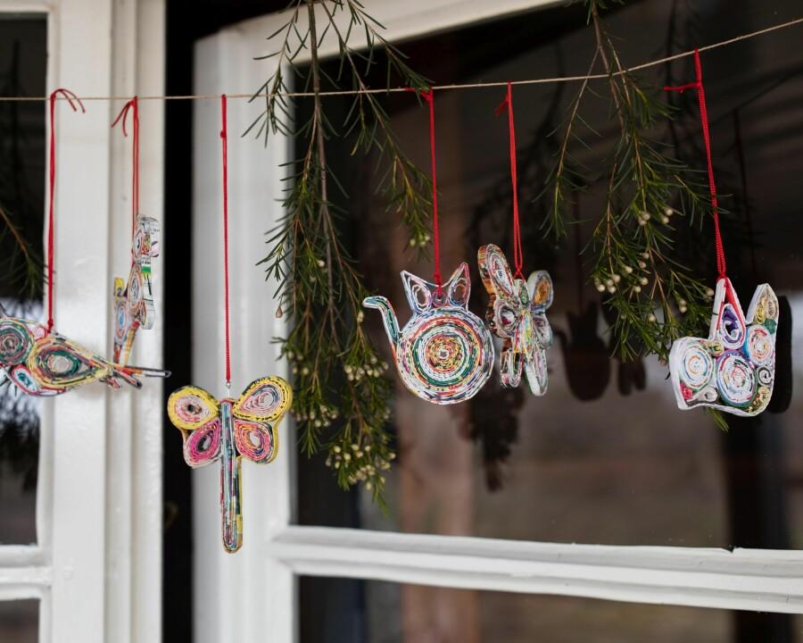 Van Verre Gerecyclede Papieren Hanger Animal Friends