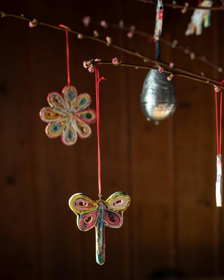 Van Verre Gerecyclede Papieren Hanger Animal Friends