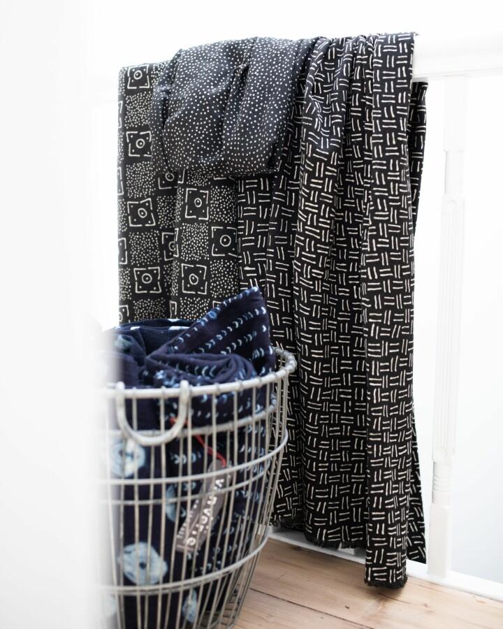 Van Verre Bogolan 150x120 Cm Zwart/wit Antiek