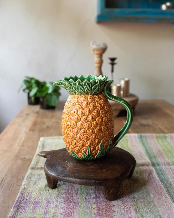 van verre Bordallo waterkan Ananas