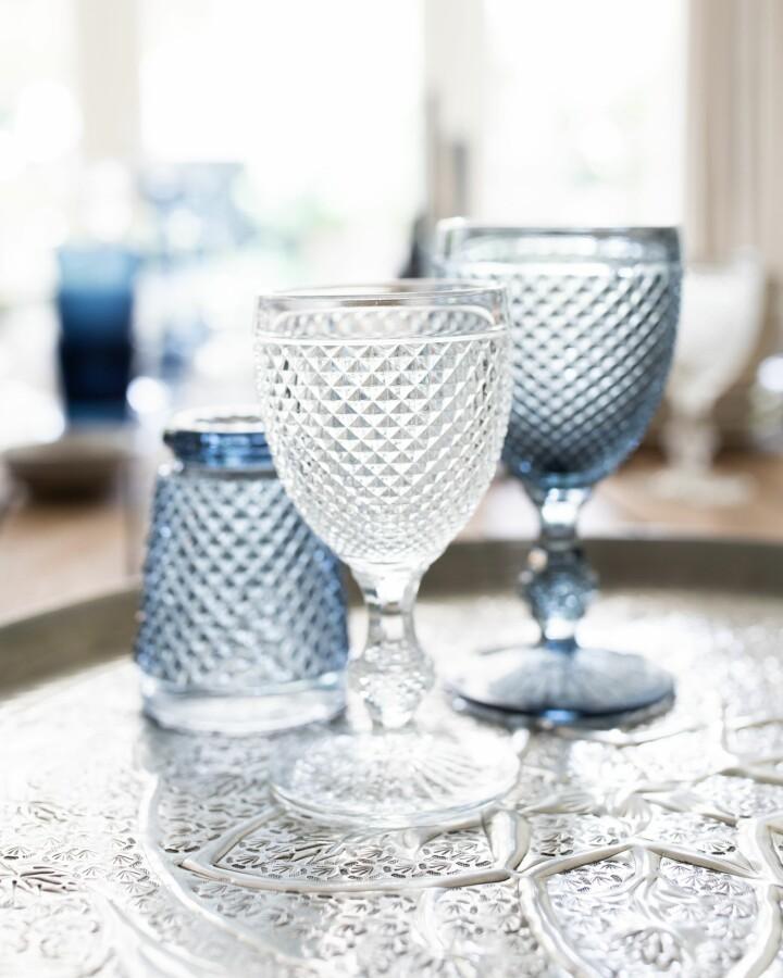 van verre Diamond wijnglas groot transparant