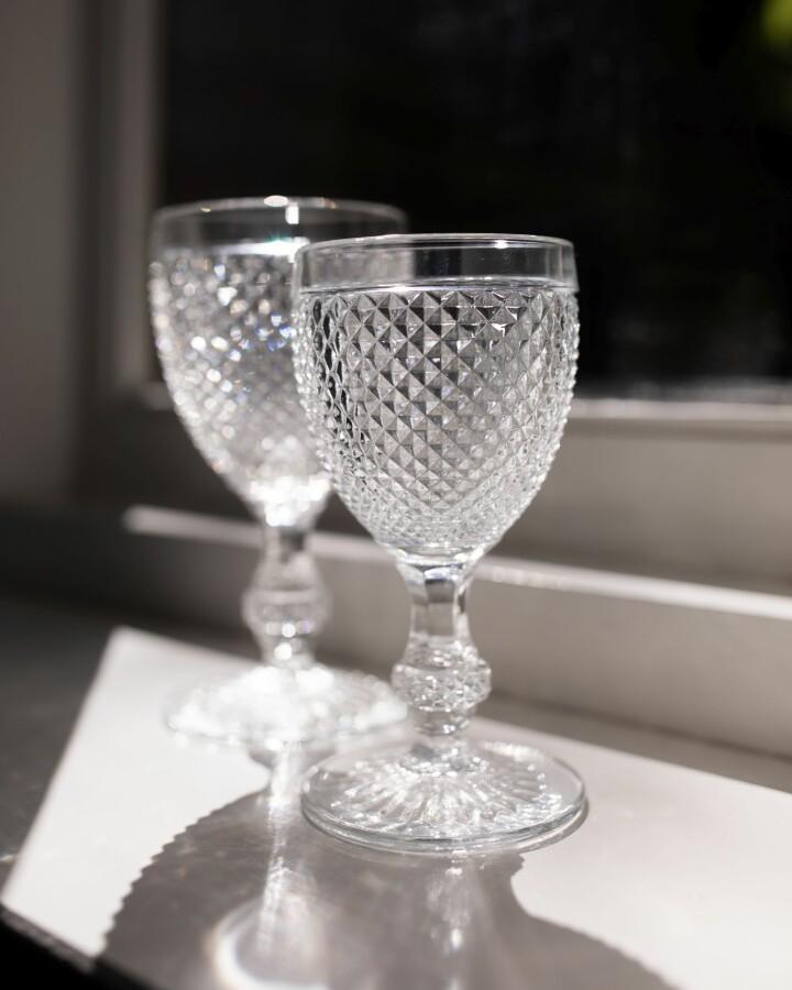 van verre Diamond wijnglas medium transparant