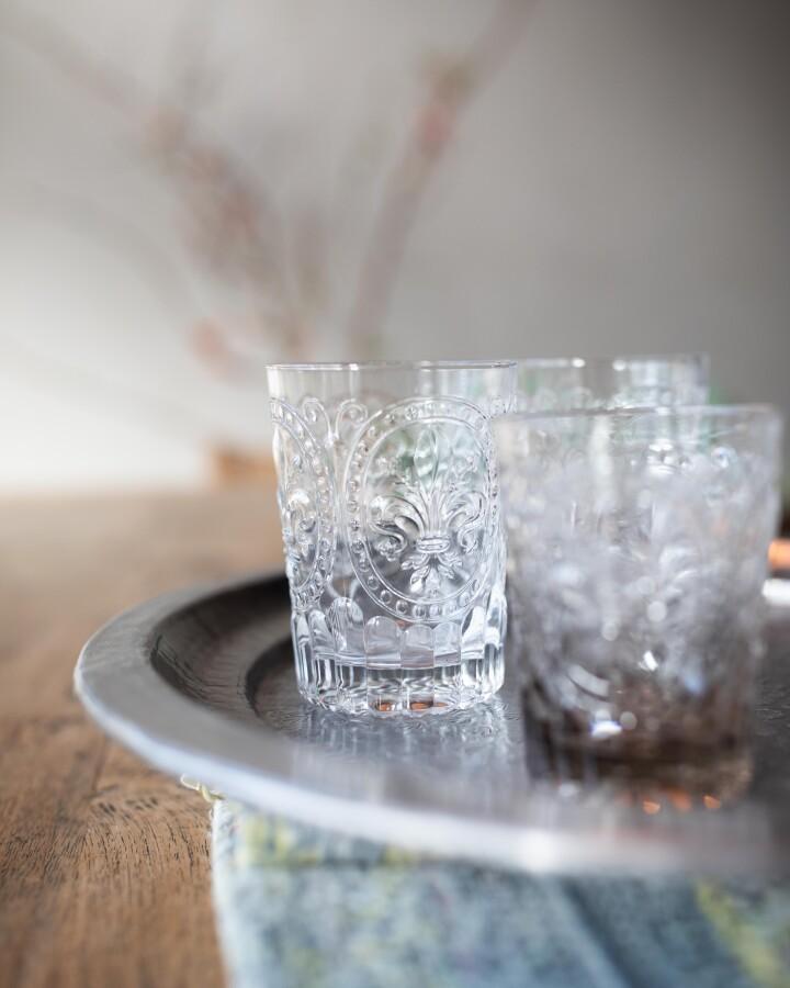 van verre Fiore di Firenze glas klein transparant