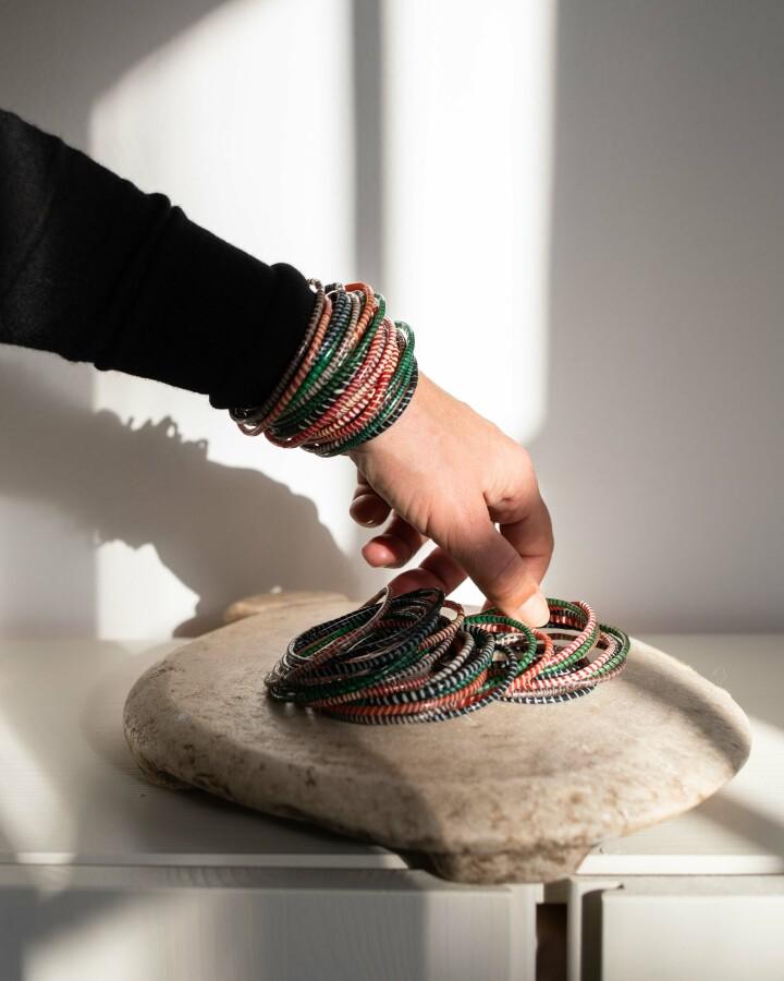 Van Verre Flipflop Armbanden Winter Forest