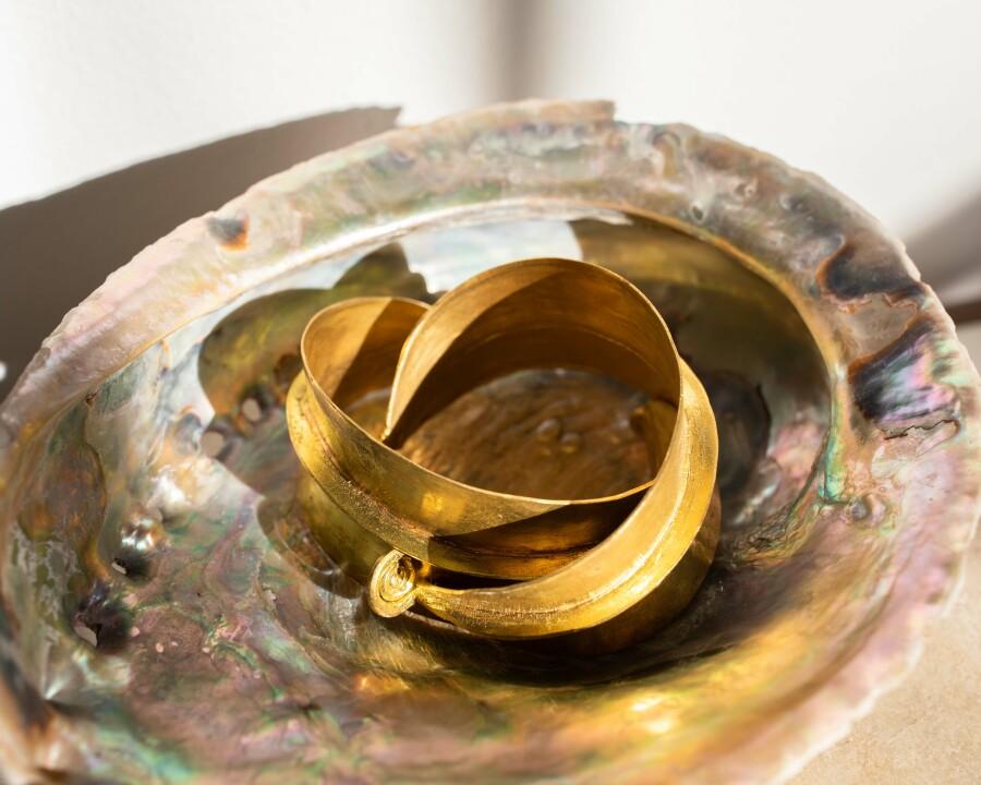 Van Verre Fulani Armband Messing