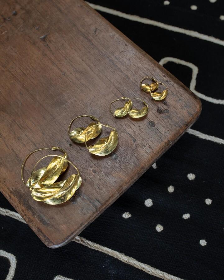 Van Verre Fulani Oorbellen L