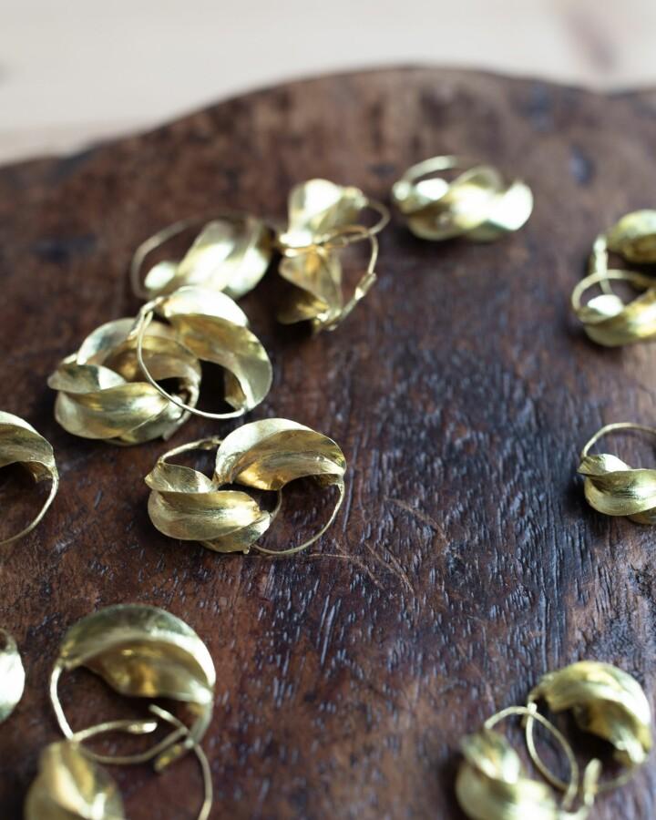 van verre Fulani oorbellen S