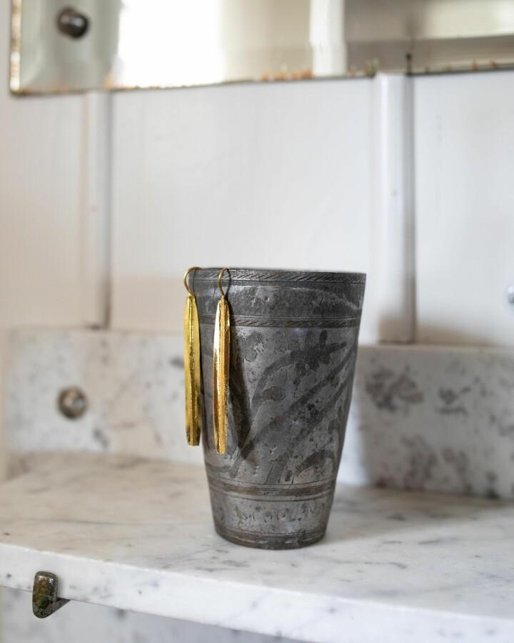 Van Verre Fulani Oorbellen Straight