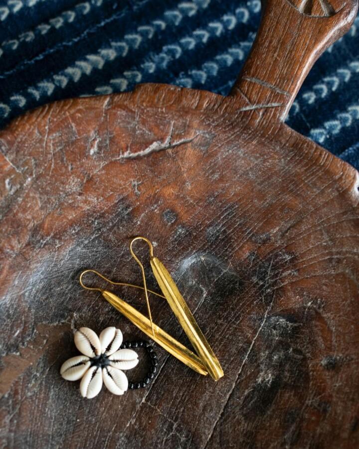 Van Verre Fulani Oorbellen Straight