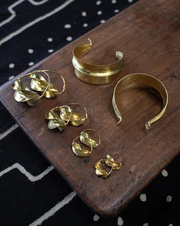 Van Verre Fulani Oorbellen XS