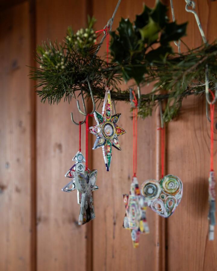 Van Verre Gerecyclede Papieren Hanger Festive