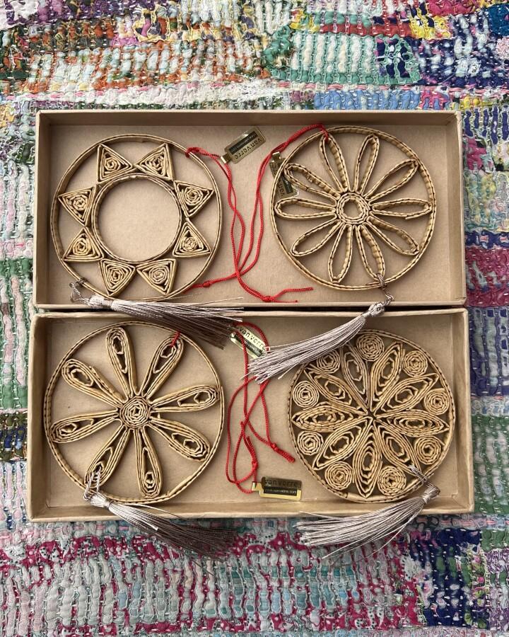 Van Verre Gerecyclede Papieren Hanger Mandalas