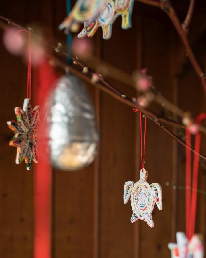 Van Verre Gerecyclede Papieren Hanger Wild Animals