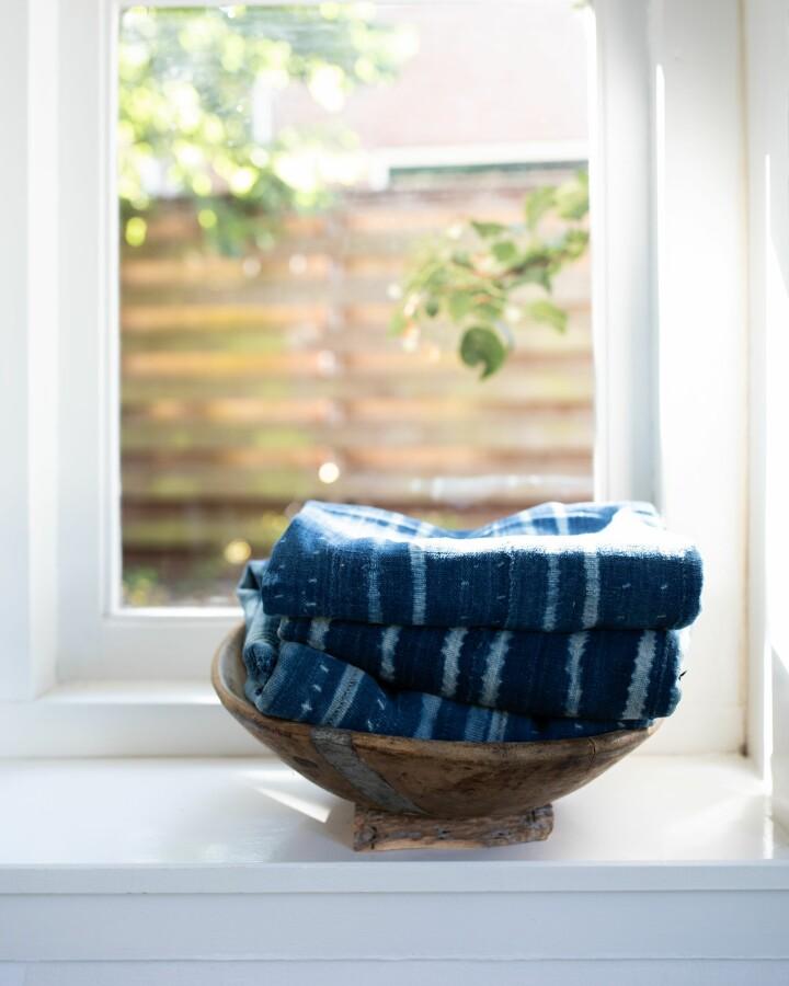 van verre Indigo 150/180x120 cm panje traditioneel