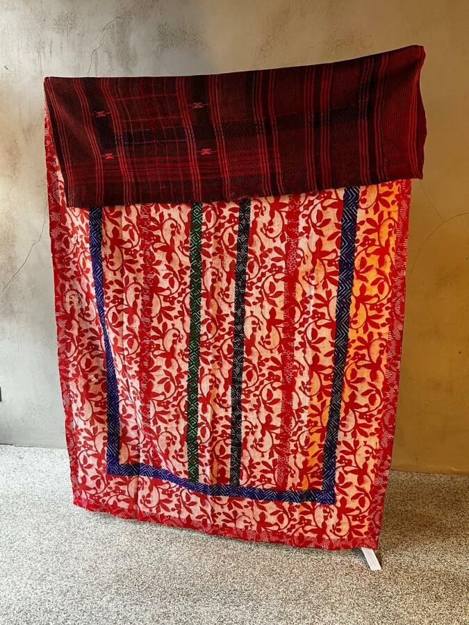 van verre kantha sari deken artist