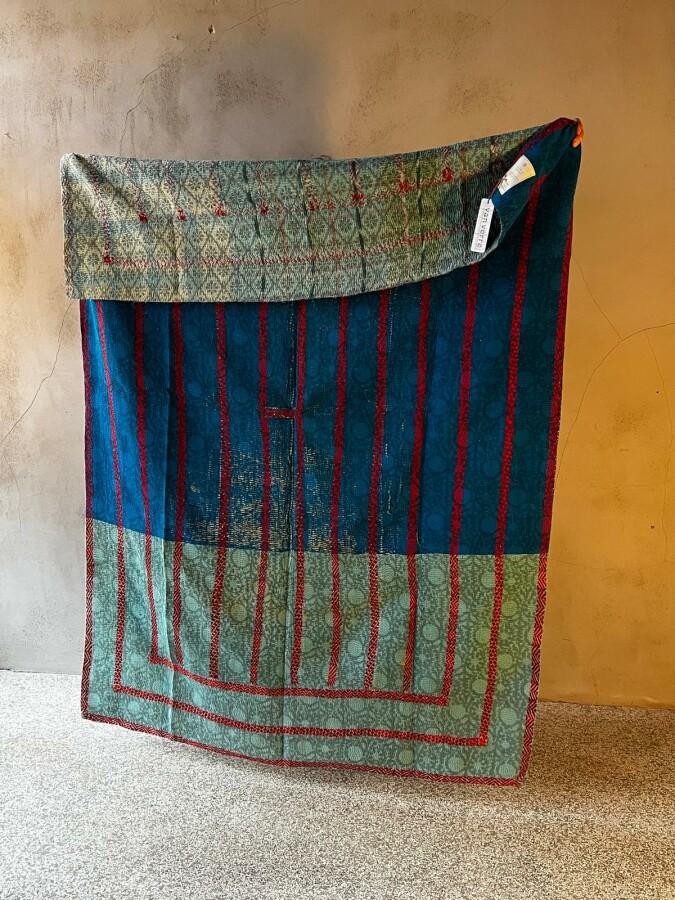 van verre kantha sari deken artist