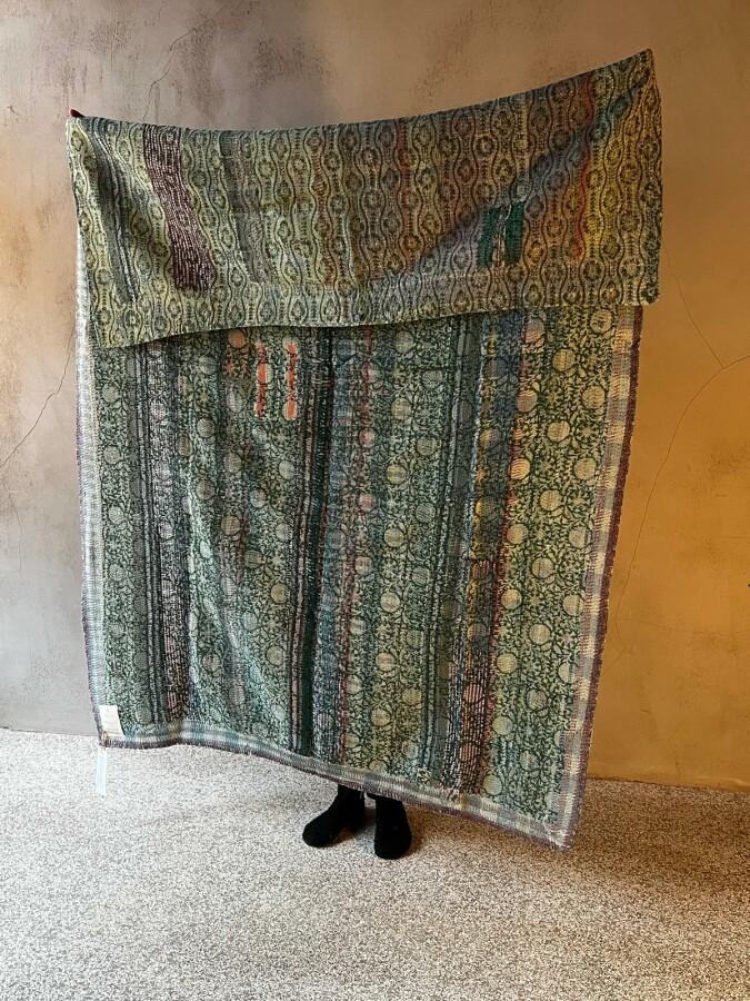 van verre kantha sari deken artist
