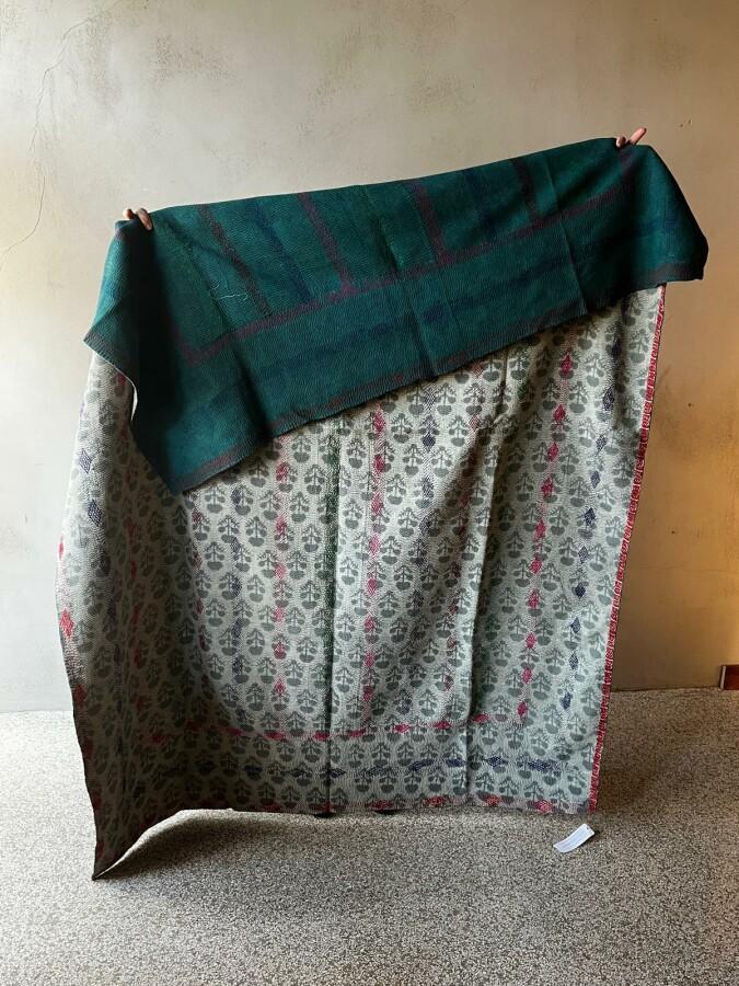 van verre kantha sari deken artist