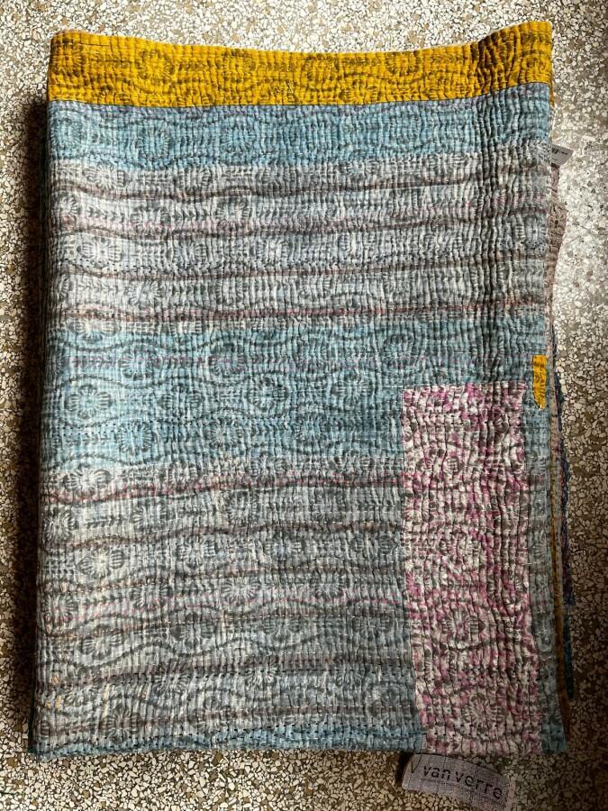 van verre kantha sari deken artist