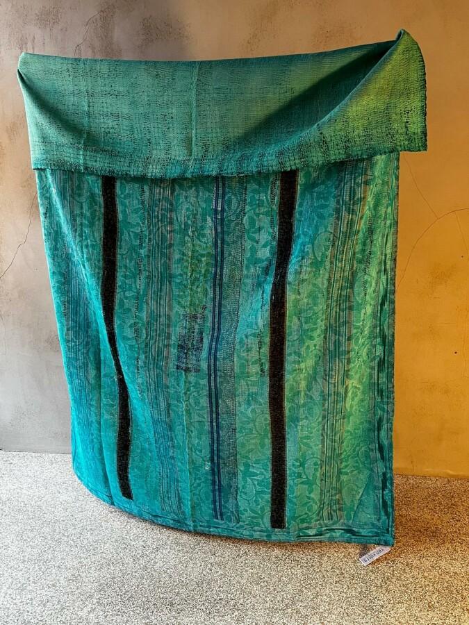 van verre kantha sari deken vintage