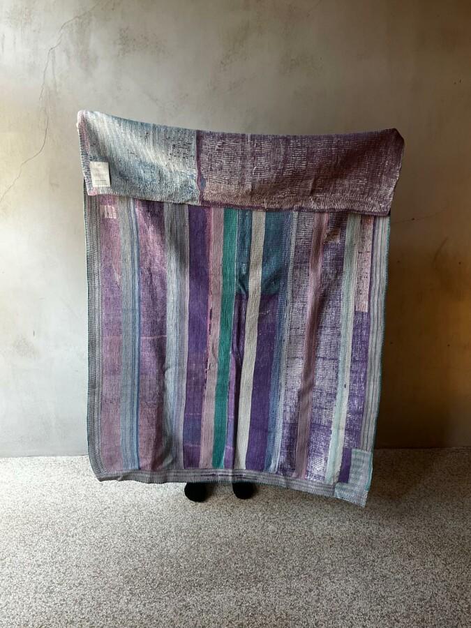 van verre kantha sari deken vintage