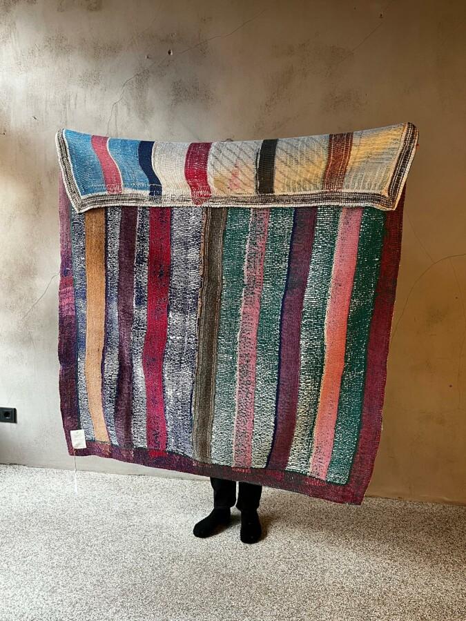 van verre kantha sari deken vintage