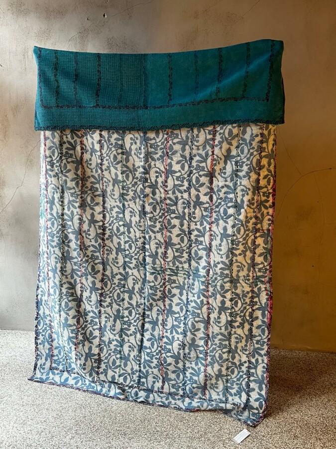 van verre kantha sari deken vintage