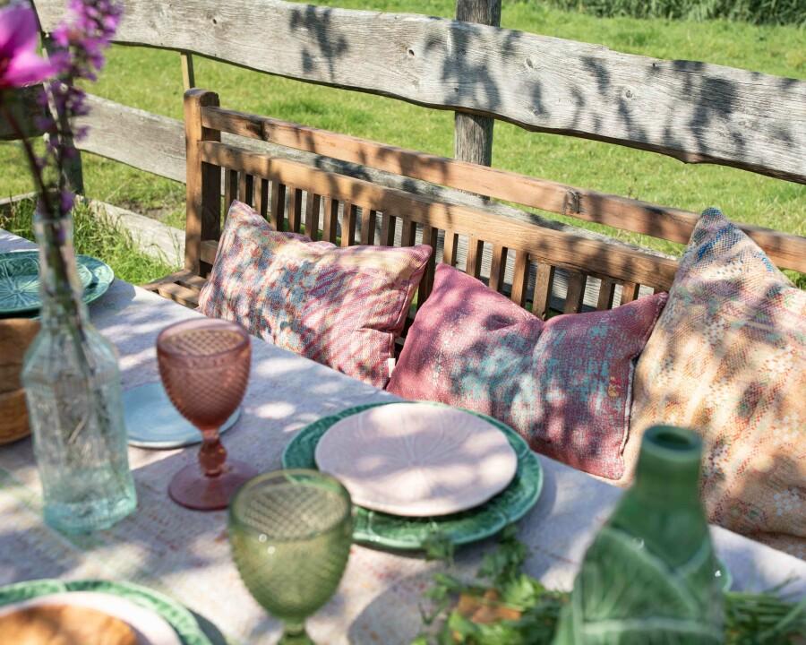 Van Verre Kantha Sari Kussen 35x60cm