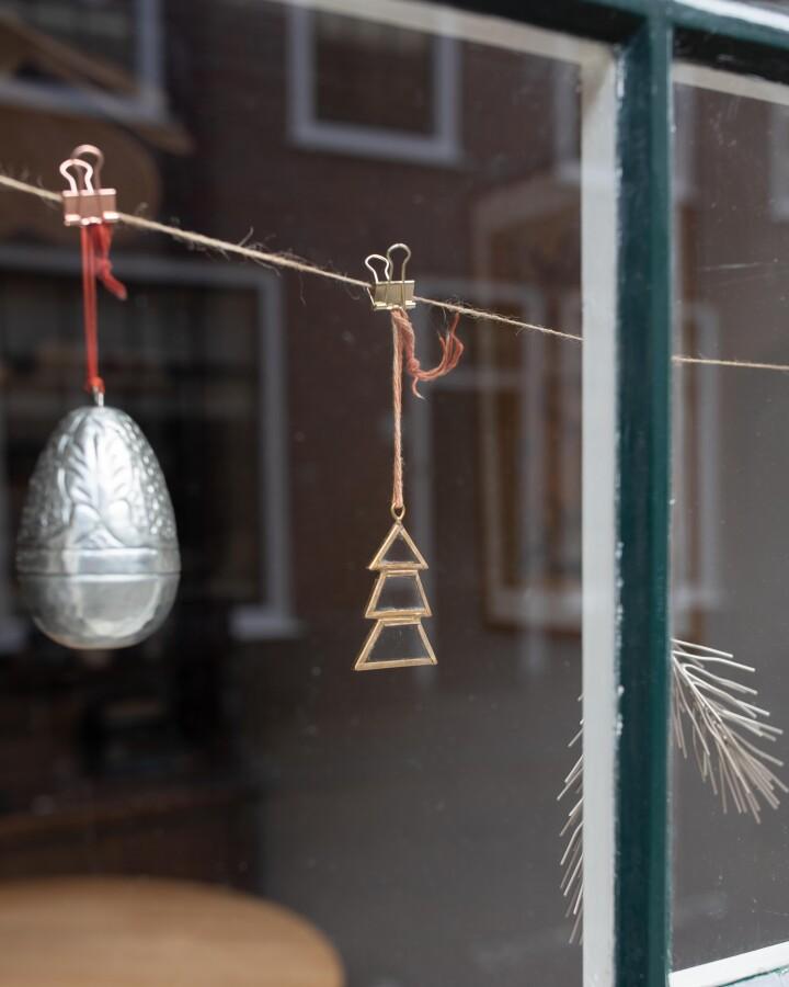 Van Verre Kerstboom Hanger Glas