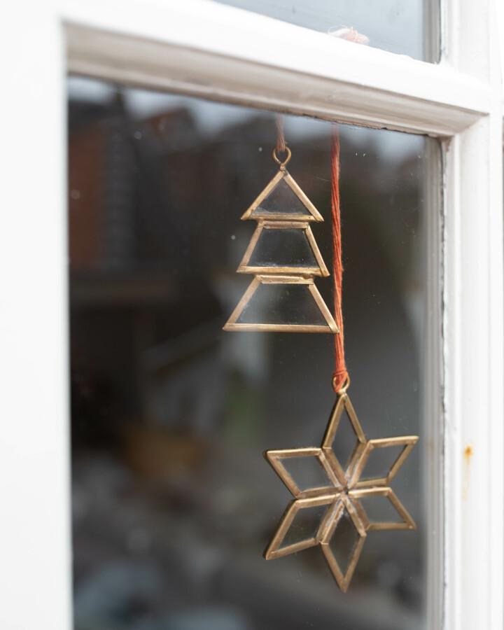 van verre Kerstboom hanger glas