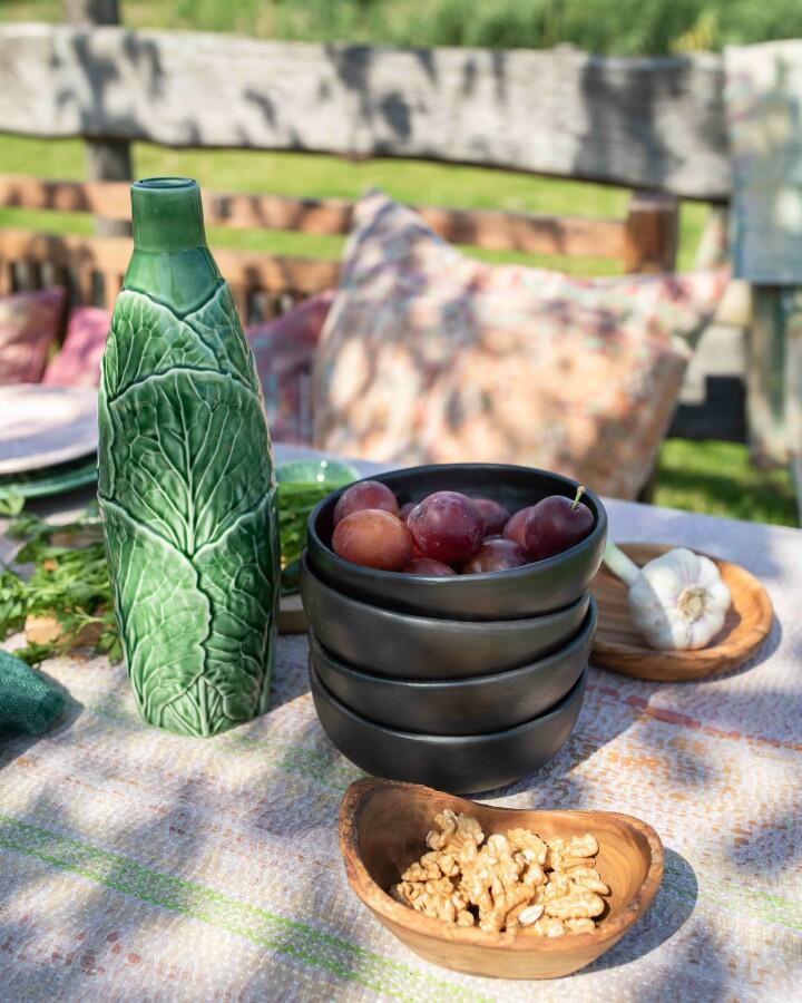 van verre Koolblad olie fles