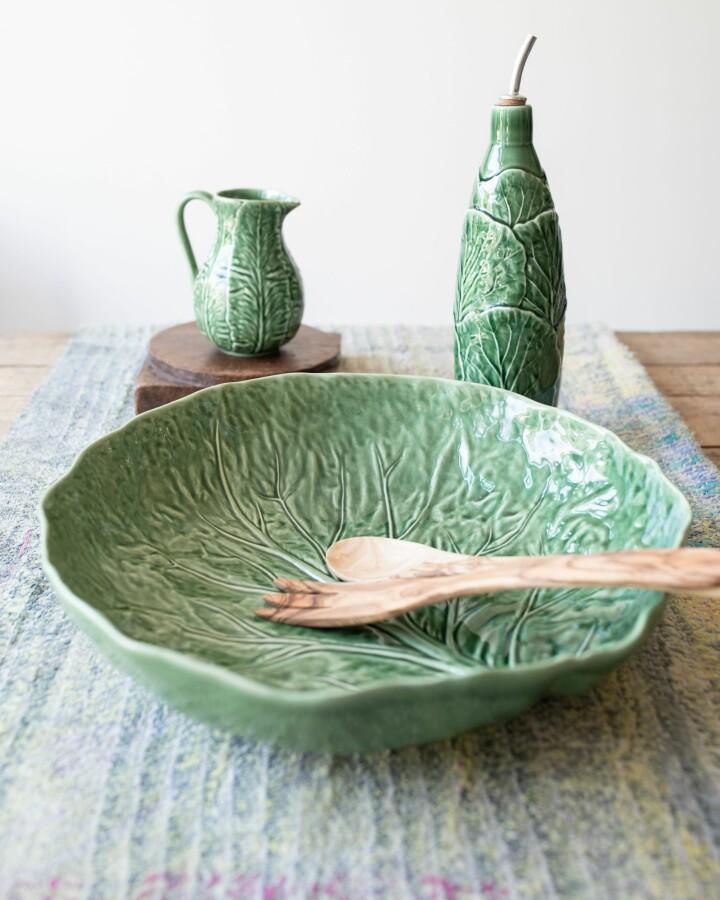 van verre Koolblad schaal XL