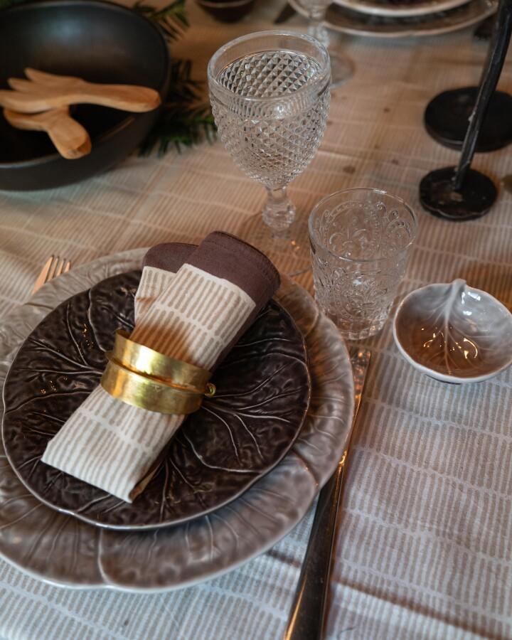 van verre Monsoon napkin sand