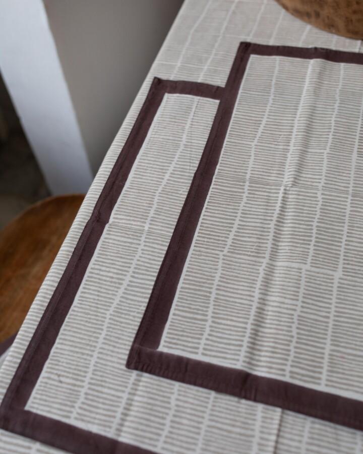 van verre Monsoon placemat sand