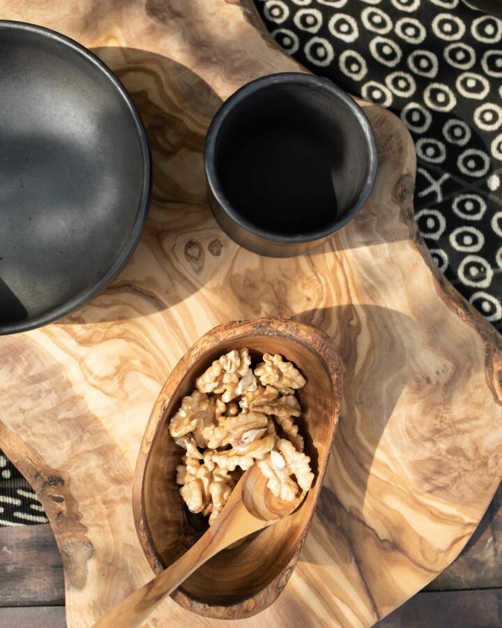 Van Verre Olijfhout Kommetje 12/14cm