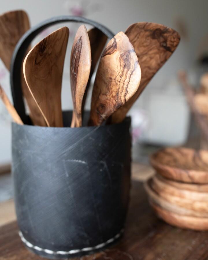 Van Verre Olijfhout Spatel 31 Cm