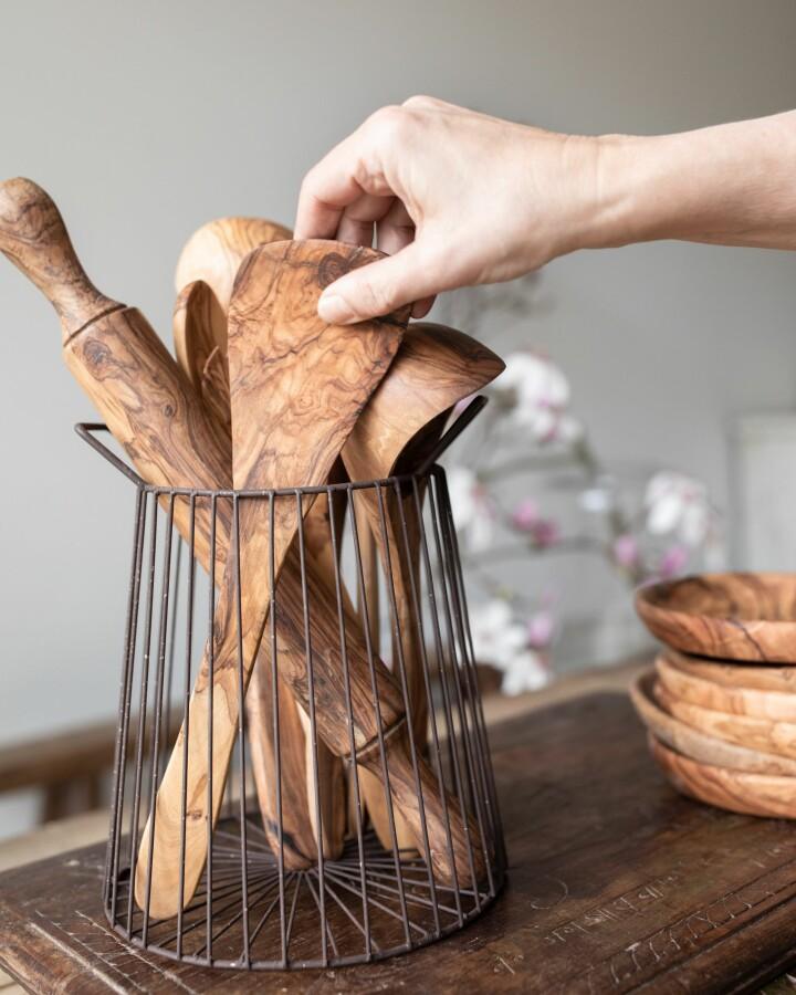 van verre Olijfhout spatel 31 cm