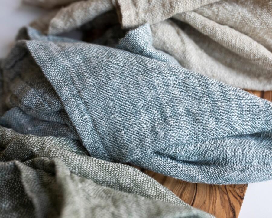 van verre Puur linnen servet indigo