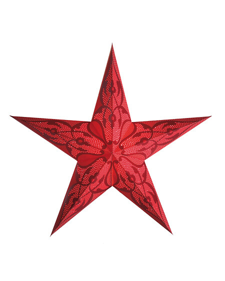 van verre Ster damascus rood